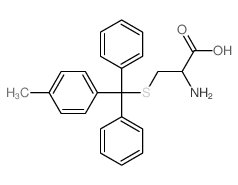L-Cysteine, S-[ (4-methylphenyl)diphenylmethyl]-结构式