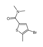 4-bromo-N,N,5-trimethylthiophene-2-carboxamide Structure