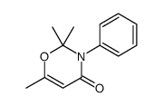 2,2,6-trimethyl-3-phenyl-1,3-oxazin-4-one Structure