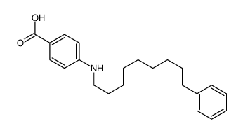 4-(9-phenylnonylamino)benzoic acid Structure