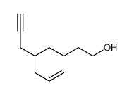 5-prop-2-ynyloct-7-en-1-ol结构式