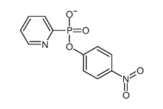 (4-nitrophenoxy)-pyridin-2-ylphosphinate结构式