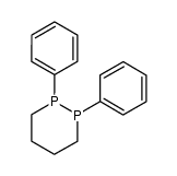 1,2-Diphenyl-1,2-diphosphacyclohexan Structure