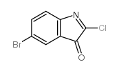 5-bromo-2-chloro-3H-indol-3-one结构式