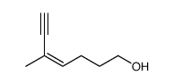 5-methylhept-4-en-6-yn-1-ol结构式