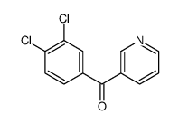 (3,4-dichlorophenyl)-pyridin-3-ylmethanone结构式