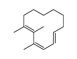 1,2,3-trimethylcyclododeca-1,3,5-triene结构式