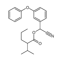 [cyano-(3-phenoxyphenyl)methyl] 2-propan-2-ylpentanoate Structure