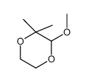 3-methoxy-2,2-dimethyl-1,4-dioxane Structure