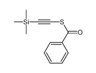 S-(2-trimethylsilylethynyl) benzenecarbothioate Structure