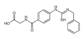 2-[[4-(benzylcarbamothioylamino)benzoyl]amino]acetic acid Structure