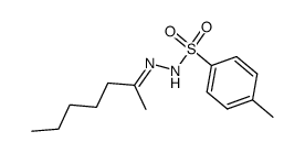 2-Heptanone tosylhydrazone Structure