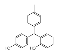 2-[(4-hydroxyphenyl)-(4-methylphenyl)methyl]phenol结构式