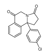 10b-(p-Chloro-phenyl)-1,10b-dihydropyrrolo<2,1-a>isoquinoline-3,6(2H,5H)-dione Structure