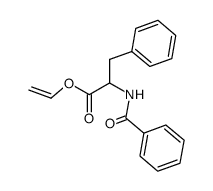 N-Benzoylphenylalaninvinylester Structure