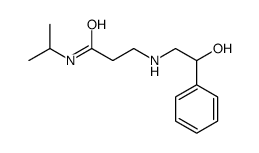 3-[(2-hydroxy-2-phenylethyl)amino]-N-propan-2-ylpropanamide Structure