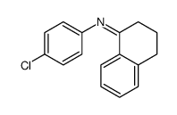 N-(4-chlorophenyl)-3,4-dihydro-2H-naphthalen-1-imine结构式