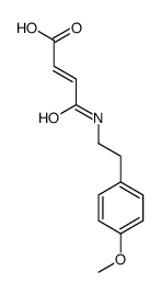 4-[2-(4-methoxyphenyl)ethylamino]-4-oxobut-2-enoic acid结构式