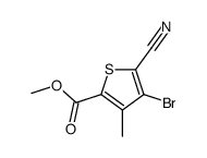 Methyl 4-bromo-5-cyano-3-methylthiophene-2-carboxylate picture