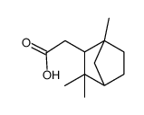Bicyclo[2.2.1]heptane-2-acetic acid, 1,3,3-trimethyl- (9CI)结构式
