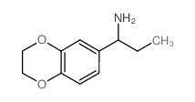 1-(2,3-Dihydro-benzo[1,4]dioxin-6-yl)-propylamine Structure