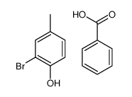 benzoic acid,2-bromo-4-methylphenol结构式