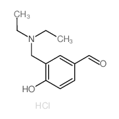 3-(diethylaminomethyl)-4-hydroxy-benzaldehyde结构式
