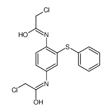 N,N'-[Thiodi(4,1-phenylene)]bis(2-chloroacetamide)结构式