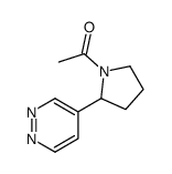 1-(2-pyridazin-4-ylpyrrolidin-1-yl)ethanone结构式