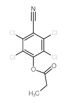 (2,3,5,6-tetrachloro-4-cyano-phenyl) propanoate Structure