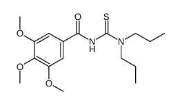 N-(3,4,5-Trimethoxybenzoyl)-N',N'-dipropylthiourea Structure