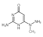 2-amino-6-(amino-methyl-amino)-1H-pyrimidin-4-one Structure