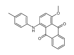 1-methoxy-4-[(4-methylphenyl)amino]anthraquinone结构式