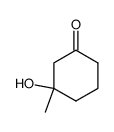 3-hydroxy-3-methylcyclohexan-1-one结构式