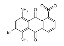 1,4-diamino-2-bromo-5-nitroanthracene-9,10-dione结构式