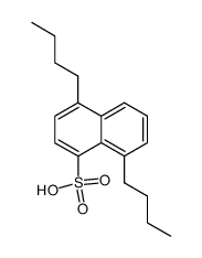 4,8-Dibutyl-1-naphthalenesulfonic acid Structure