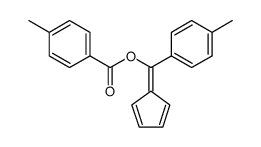 6-p-Tolyl-6-p-toluolyloxyfulven Structure