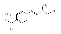 Methyl 4-(3-(hydroxymethyl)-3-methyl-1-triazenyl)benzoate Structure