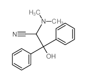 2-dimethylamino-3-hydroxy-3,3-diphenyl-propanenitrile picture