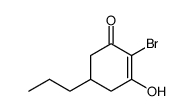 2-bromo-3-hydroxy-5-propylcyclohex-2-enone Structure