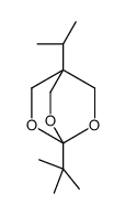 4-isopropyl-1-tert-butyl-2,6,7-trioxabicyclo[2.2.2]octane Structure