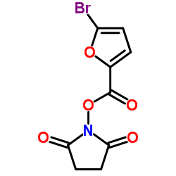 1-[(5-Bromo-2-furoyl)oxy]-2,5-pyrrolidinedione Structure