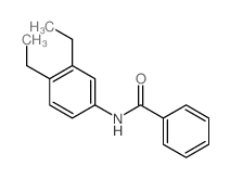 Benzamide,N-(3,4-diethylphenyl)-结构式