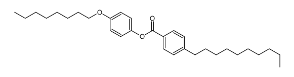 (4-octoxyphenyl) 4-decylbenzoate结构式