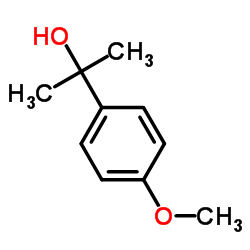 2-(4-甲氧基苯基)丙-2-醇结构式