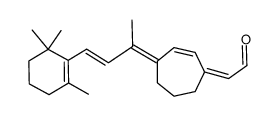 (Z)-2-((E)-4-((E)-4-(2,6,6-trimethylcyclohex-1-en-1-yl)but-3-en-2-ylidene)cyclohept-2-en-1-ylidene)acetaldehyde Structure
