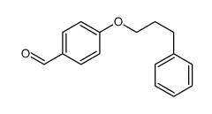 4-(3-phenylpropoxy)benzaldehyde Structure