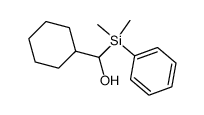 cyclohexyl(dimethyl(phenyl)silyl)methanol结构式
