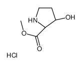 (2S,3R)-methyl 3-hydroxypyrrolidine-2-carboxylate hydrochloride structure