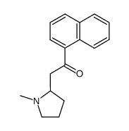 2-(1-methylpyrrolidin-2-yl)-1-(naphthalen-1-yl)ethan-1-one Structure